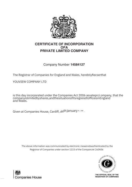 UK Companies House Registered