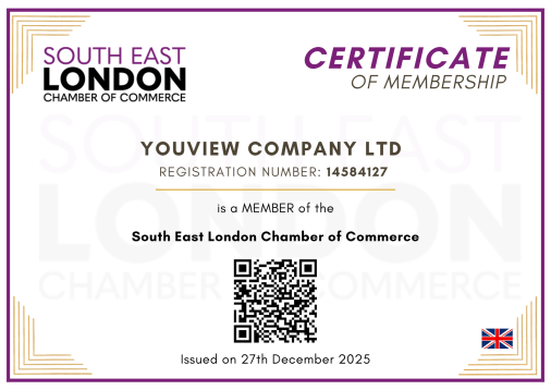 Member of SE London Chamber of Commerce